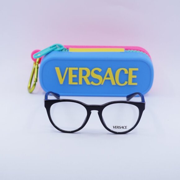 Versace Kids VK3321U GB1 Cat Eye Eyeglasses 48mm - Black - Picture 3 of 10
